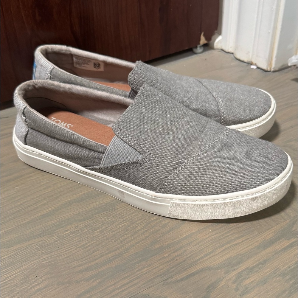 TOMS Women's Charcoal Slip-On Loafers